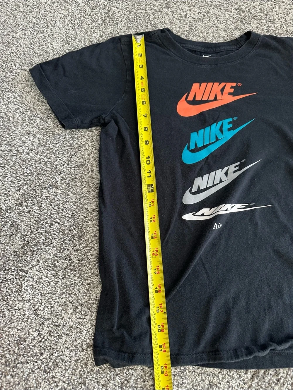 Boys Nike Black Tee